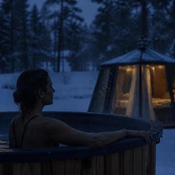 로바니에미에 위치한 호텔 Aurora Igloo, Sauna Spa & Dinner by Invisible Forest Lodge Adults Only