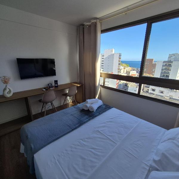 Studio em edf. c/ Piscina a 270m do Mar CAO0903