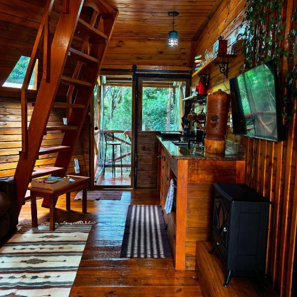 Cabana Diamante na Floresta | Hidro|Ar|Fogueira - Foto 5