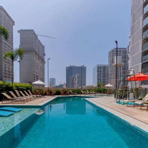 Studio Porto Maravilha, piscina, sauna, academia