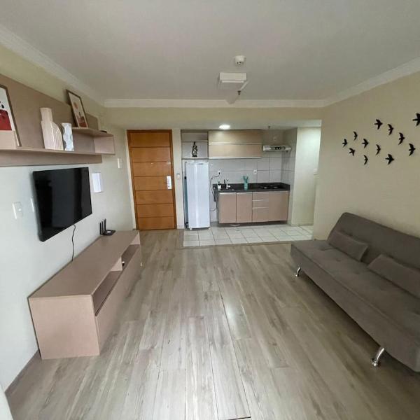 Flat Mobiliado Beira Lago R514 - Foto 2
