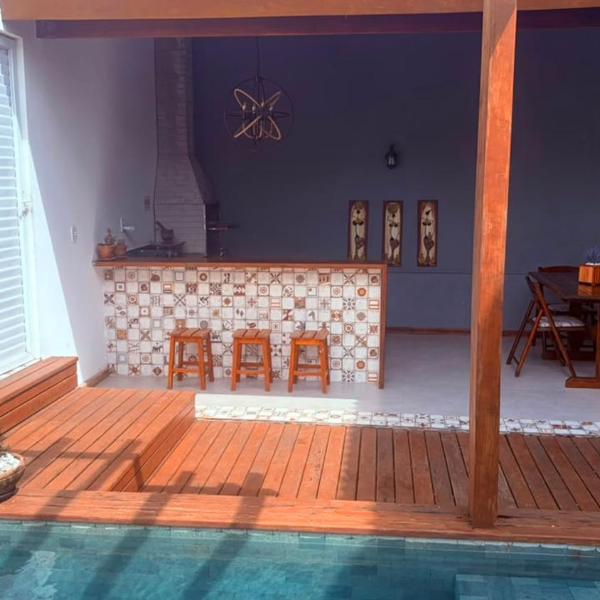 Casa Beija Flor - 03 quartos com suíte, jacuzzi e área de churrasco, luxo totalmente privativa