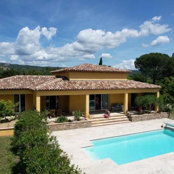 Chambre dans villa, piscine, au cœur du Golfe de Saint Tropez, viešbutis mieste Plan de la Turas