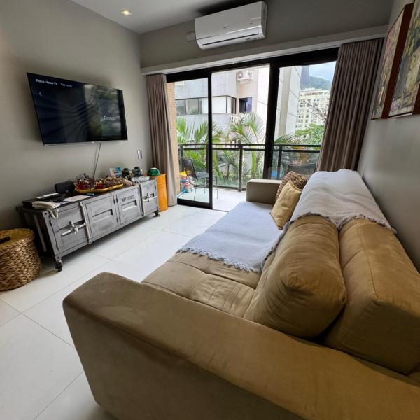 Leblon Flat Decorado de 2 Quartos, 2 Banheiros, Arrumação Diária, Garagem, Sauna, Mini Mercado, Recepção 24 horas e Academia com Vista do Mar - Foto 5