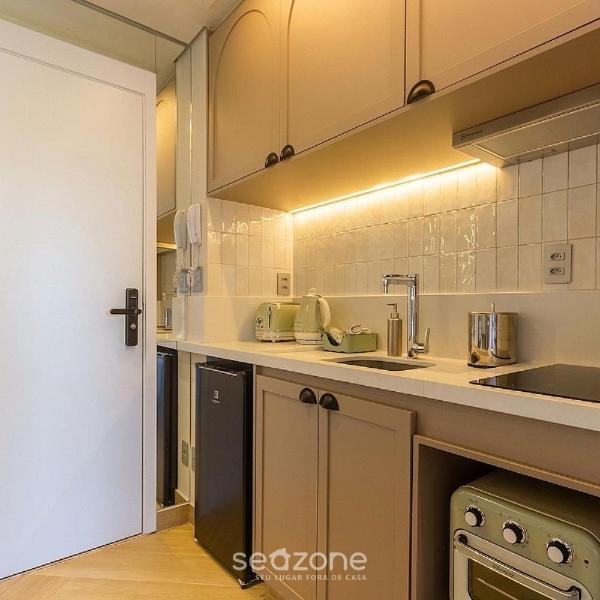 Studio c/ Varanda e Vista Cid. em Cond. GLA0101 - Foto 3