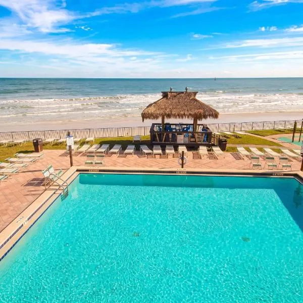 Oceanfront 1BR at Hawaiian Inn Daytona Beach、デイトナビーチのホテル