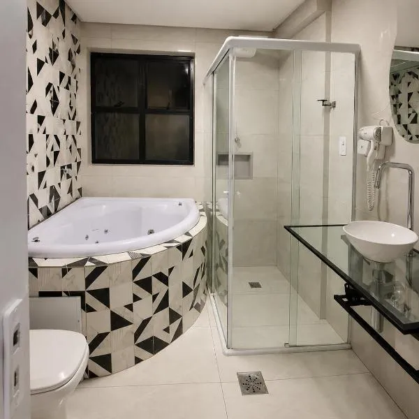 Flat da Belly 904-A Hidro Piscina Praia, hotelli kohteessa São Vicente