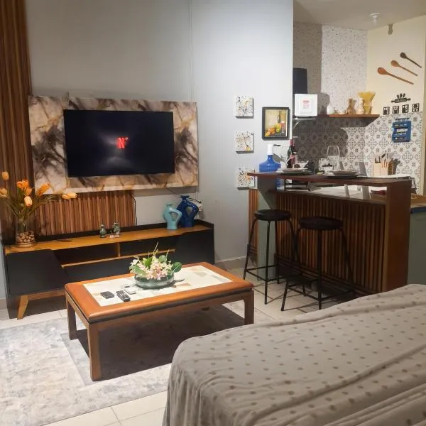 Studio Loft com Ar cond Decorado aconchegante com Netflix - Wime 1, Hotel in Americana