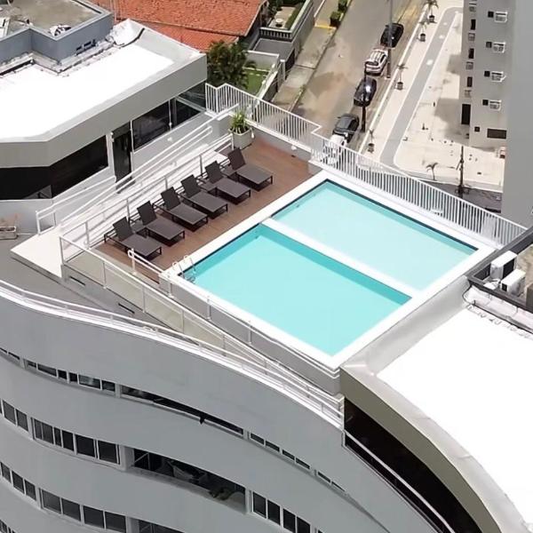 Apartamento 905 Condomínio Vuarnet home service bem localizado entre bus Tamandaré do Cabo Branco fornecemos material de cozinha básico para cozinhar conforme mostra as fotos - Foto 4