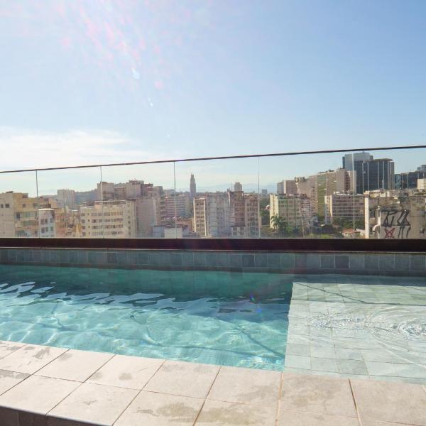 Conforto e Tranquilidade - Ape Com Transporte para o Rock In Rio com Piscina, Rooftop e Academia Centro e Santa Teresa