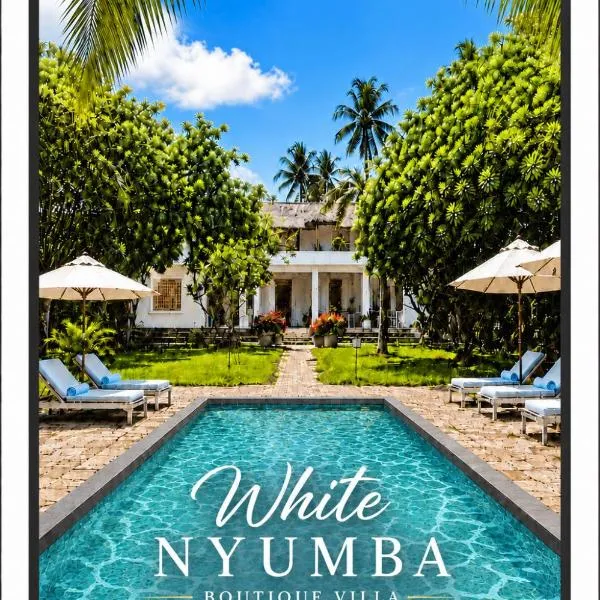 White NYUMBA Malindi - Boutique Villa, hotel em Malindi
