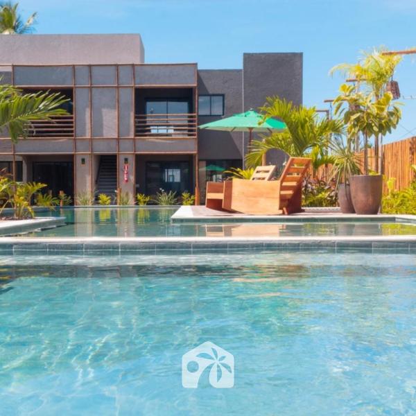Oásis em Milagres Piscina, Varanda Gourmet 180m da Praia