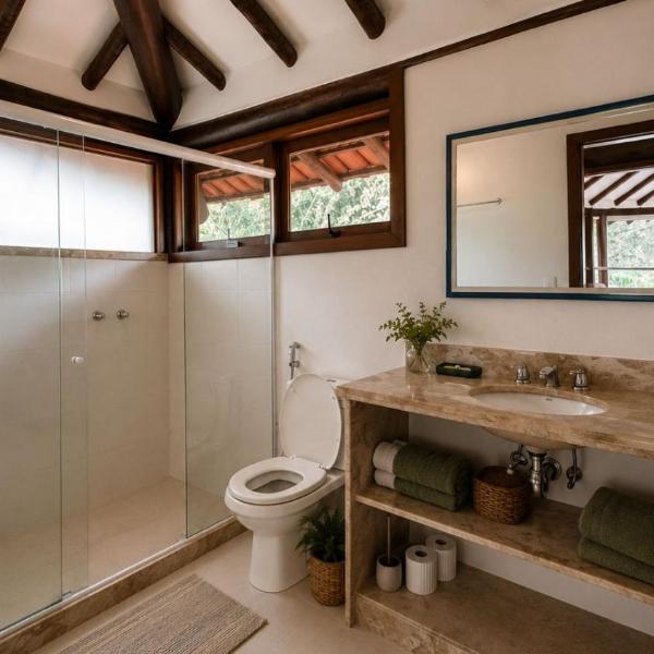 Suíte em Condomínio de Luxo em Casa de Família - Foto 3