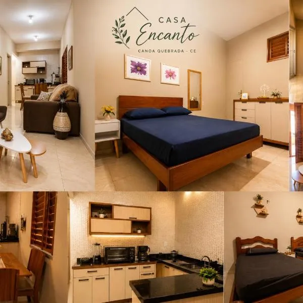 Casa confortável e equipada, no Centro, a 10 minutos de Canoa Quebrada, hotel em Aracati