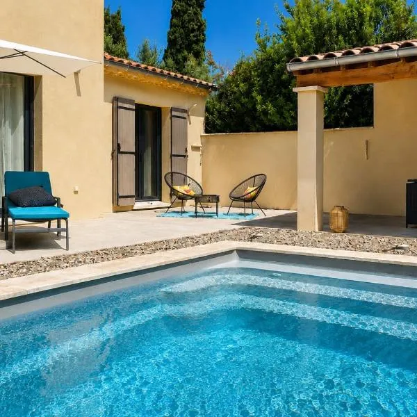 Piscine et villa tout confort au cœur des Alpilles, ξενοδοχείο σε Mas blanc des Alpilles