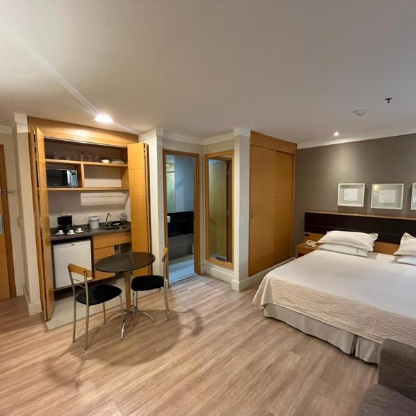 Flat Hotel No Jardins Com Garagem e Piscina 105 - Foto 2
