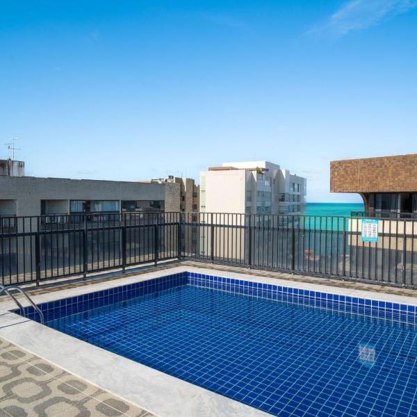 Apto com Piscina, 120m da praia, Ponta Verde Maceió - Foto 4