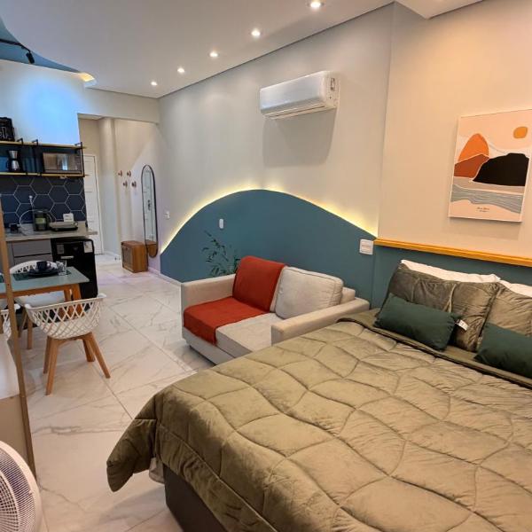 Studio Premium e sofisticado com lazer no Rooftop - Centro do Rio