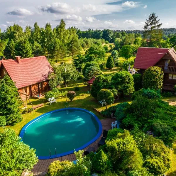 Mazury Dom z Basenem, hotel em Dabrowa