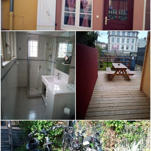 L'OASIS maisonnette centre ville 3 chambres terrasse espace vert privé parc sainte croix center parc 20 minutes, hótel í Sarrebourg