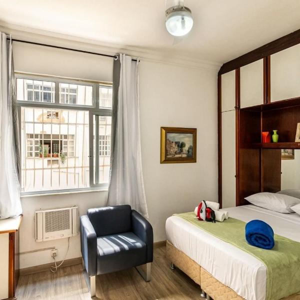 Quarto sala quadra da praia de Copacabana - Foto 4