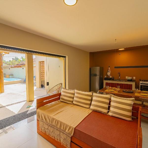 Casa Ipê Boraceia piscina privativa a 200 m do mar - Foto 5