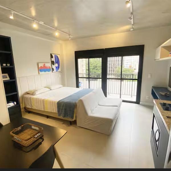 Studio novo c/ vaga prox Paulista, com sacada, gym - Foto 2
