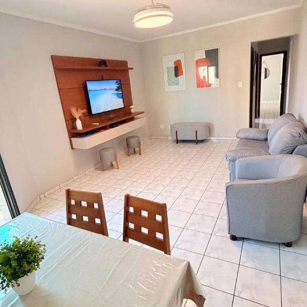 Apartamento Guilhermina a 200m da Praia - 2 Quartos - Vaga - Wi-Fi - Foto 4