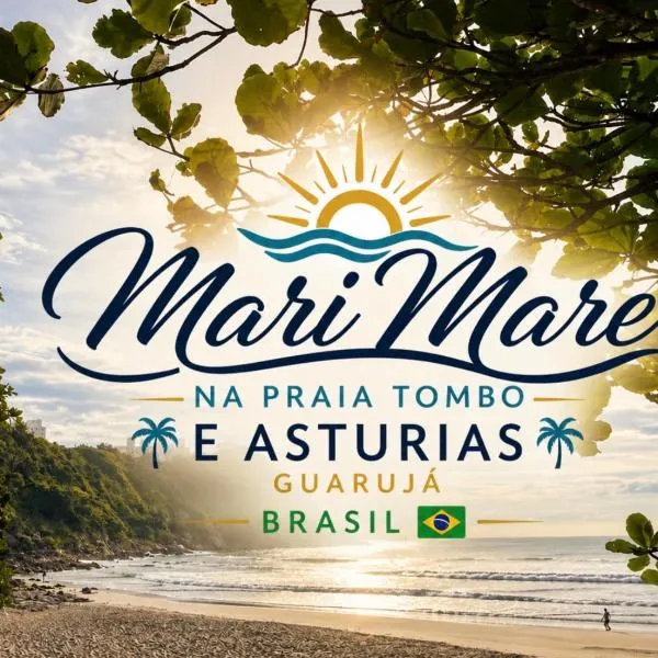 MariMare- Apartamento Vista Mar Praia Asturias e Tombo-Guaruja SP, viešbutis mieste Gvaruža