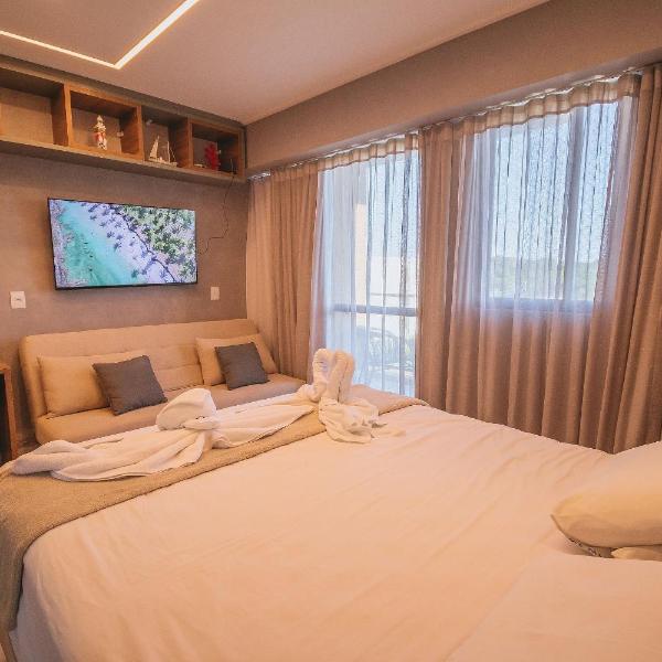 Studio com lazer de resort em Muro Alto