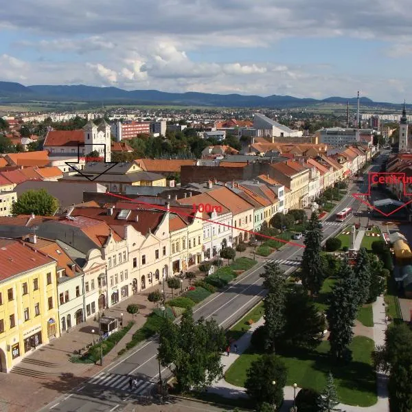 A 7 - Avenue 7 Penzion, hotell sihtkohas Prešov