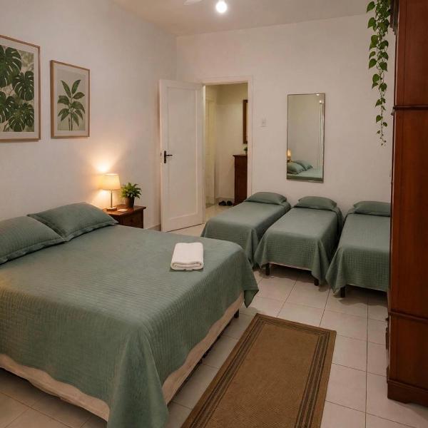 QUARTO AO LADO DA PRAIA 4 pessoas CHURRASQUEIRA -COBERTURA