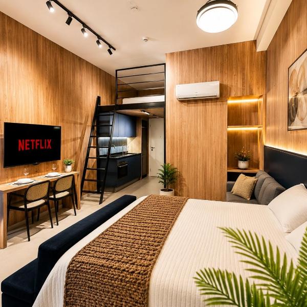 CB208 Apartamento Aconchego Próx Campo Belo, Brooklin e Moema