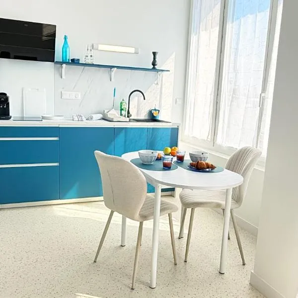 Studio Ty Lys lumineux, climatisé, balcon, parking gratuit Classé 3 étoiles、ブロワのホテル