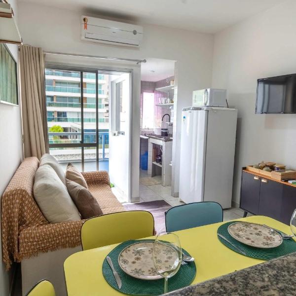 Pé na areia - Flat na Barra com piscina, ar e garagem - Foto 4