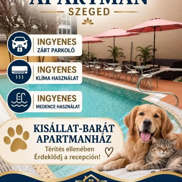 Mosoly Apartman – hotel w Segedynie