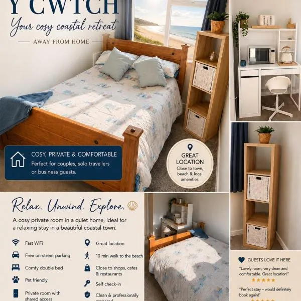 Y Cwtch A beautiful annexe adjoining a family home, ready for your Tenby break, Hotel in Pembrokeshire