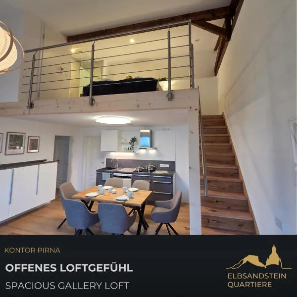 Elbsandstein Quartiere - Kontor Pirna "Luxus mit 2 Bädern" Wallbox, отель в Пирне