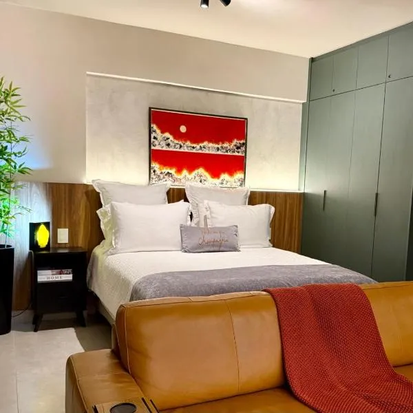 Studio moderno e confortável no Marista, hotell sihtkohas Goiânia