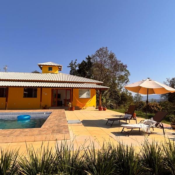 Sítio Akatu - Piscina Privativa e Área Gourmet na Serra da Mantiqueira