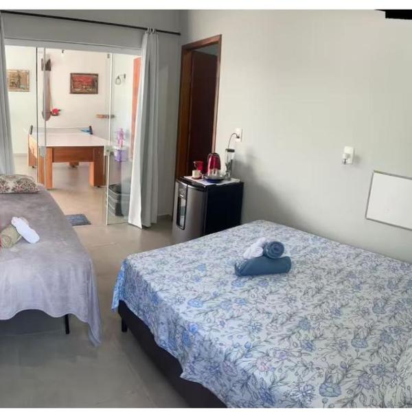 Suíte na praia de Itajuba com ar, wi-fi e piscina - Foto 2