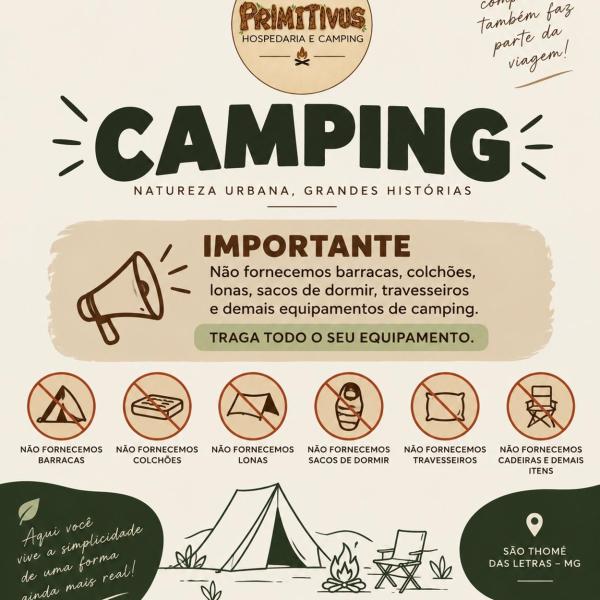 Camping Primitivus- Centro de São Thomé - Foto 2