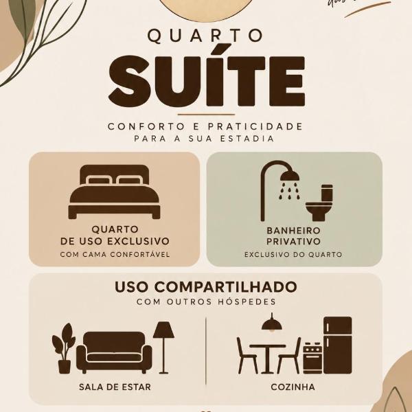 Hospedaria Primitivus Suite casal- centro São Thomé - Foto 3