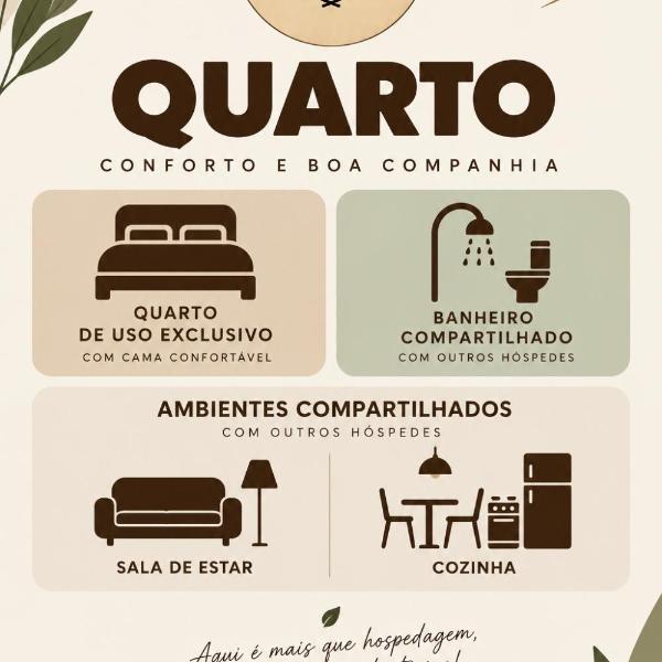 Hospedaria Primitivus- Quarto para 5 pessoas - Foto 2