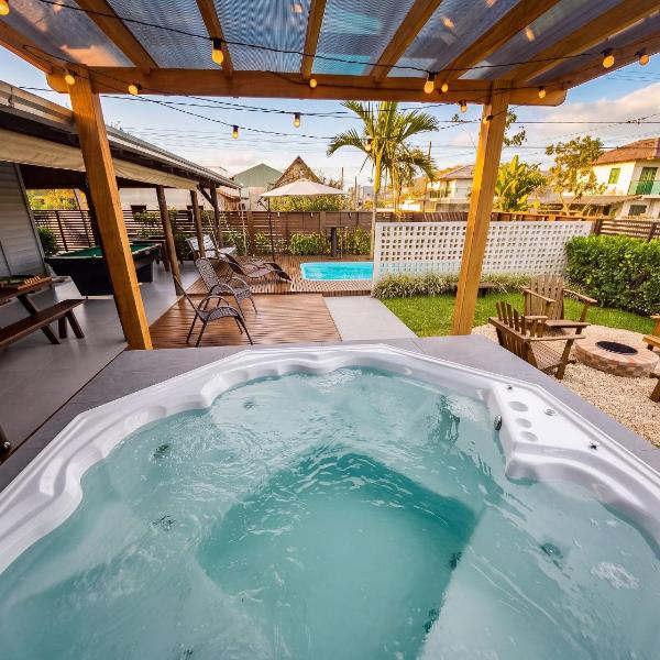Refugio com Piscina, Jacuzzi, Praça de fogo - Varanda Incrível