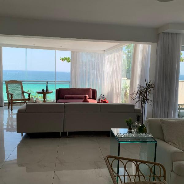 Cobertura Frontal Mar - Praia da Barra da Tijuca - Metrô Jardim Oceânico - 4 Quartos - 8 Hóspedes - Foto 4