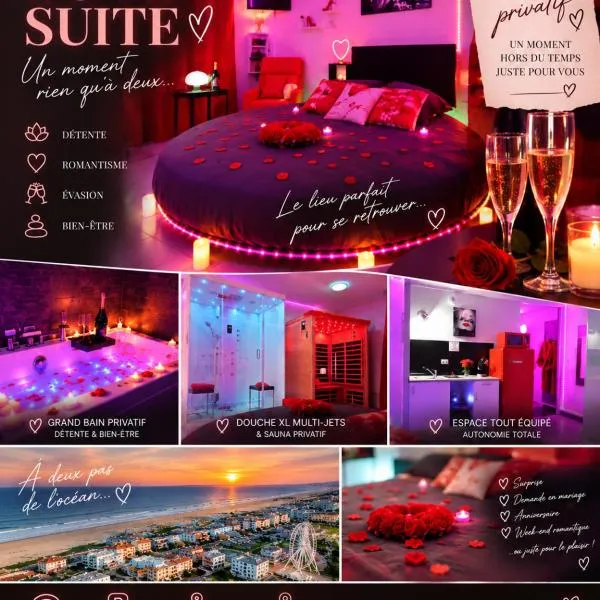 Love Room à deux pas de l'Océan avec Hammam, Sauna et Bain à 2 Surprise garantie, hotel di Biscarrosse-Plage