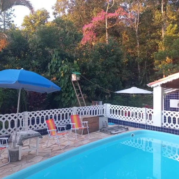 Quarto na mata Jasmim, hotel em Guararema