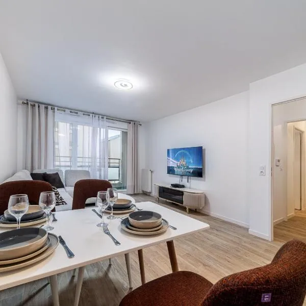 Viesnīca Le Cosy proche de Disney et Val d'Europe pilsētā Montevrēna
