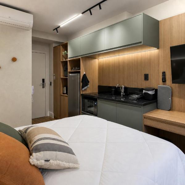 Novo studio lindo e luxuoso na av Paulista
